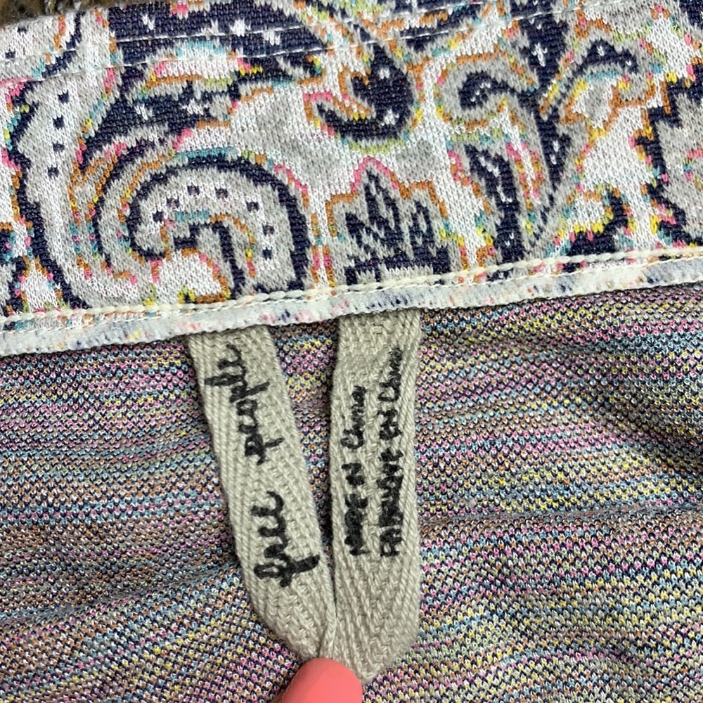 Free People Cream Plaid & Black Paisley Mini Skirt Set - Picture 3 of 6